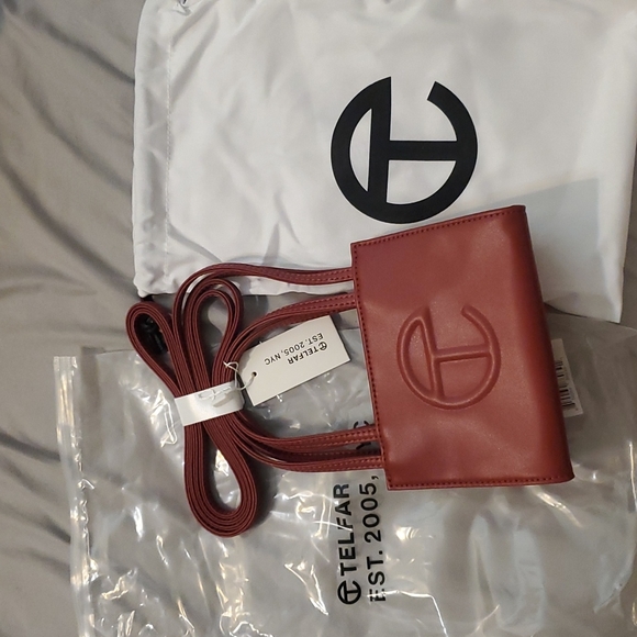 Telfar Small Oxblood Bag